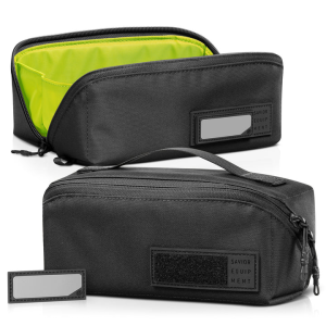 Savior Equipment Utility Pouch 2-Pack, Black/Neon Green