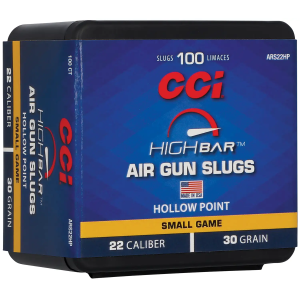 CCI ARS22HP High Bar Air Gun Slug 22Cal 30gr Hollow Point 100 Per Box/5 Case