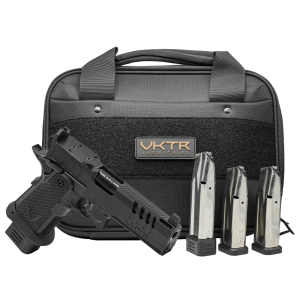 VKTR Industries VKPP DS1911 9mm 44 Ported Bull Barrel 4 Magazines Optics Ready Pistol