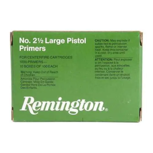 Remington Ammunition 22604 Centerfire Primers Large Pistol (Sold as Brick)