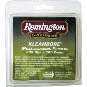 Remington Ammunition 23990 Kleanbore Muzzlelaoder Primer 209 100 Per Box
