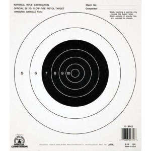 CHAMPION NRA B16 25YD PSTL S/F 100PK