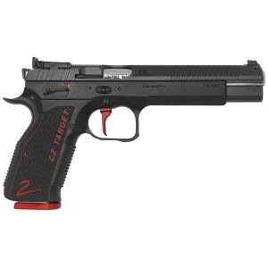 CZ Shadow 2 Target, 9mm, 6 Barrel, 3-17rd Magazines, Black/Red, Pistol