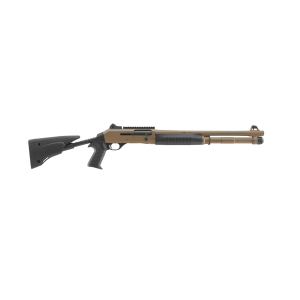 Benelli M4 EXT Tactical, 12 Gauge, 18.5 Barrel, 3 Chamber, 7+1 Capacity, FDE, Shotgun