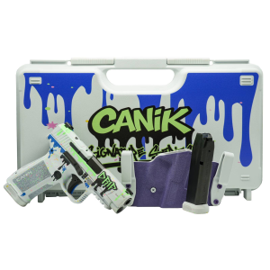 Canik METE MC9LS Signature 9mm 363 Barrel 217rd Magazines Optics Ready White Drip Pistol