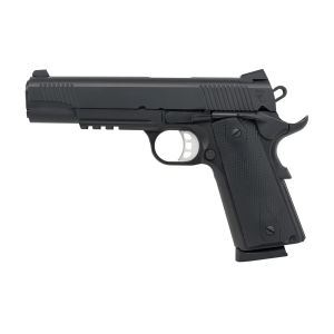Tisas USA 1911 45ACP 5 Black Cerakote Rail Enhanced Features 28rd Pistol