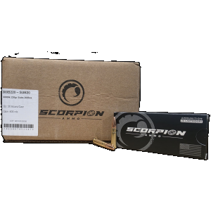 Scorpion 300 Blk 220gr SUBSONIC Ammunition 400rd Case