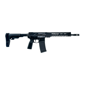 Faxon Firearms FXPRO33A125GA1075 Pro  338 ARC 301 1250 Black Nitride Match Grade Threaded Barrel Black Aluminum Receiver wPicatinny Rail MLOK Handguard Black SB Tactical SBA3 Brace Ergonomic