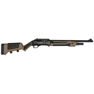 Panzer Arms FS1-Pro, 12ga, 20 Barrel, 3 Chamber, 4+1 Capacity, Black/FDE, Shotgun