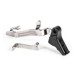 ZEV FFTPROBAR5GBB Pro Trigger BAR Kit with Black Safety Compatible with Glock 17, 19, 19x, 26, 34 Gen 5 Flat