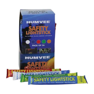 CAMP HMV-LS-6DB36 HUMVEE LIGHTSTICK 6IN 36 PCS