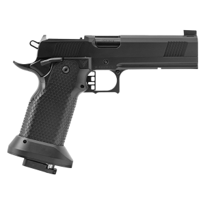 Vudoo Gunworks Priest LDC Heavy 9mm 2x22rd 5 Barrel RMR Cut Co-Witness Stainless Grip XL Magwell Pistol