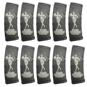 BHA Custom Lasered Identify 30rd AR-15 Magazine - 10 PACK