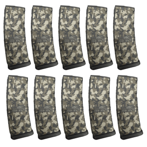 BHA Custom Lasered Camo BattleHawk Armory Logo 30rd AR-15 Magazine 10 PACK