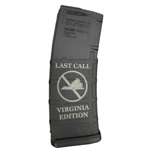 BHA Custom Lasered Last Call Virginia Edition 30rd AR-15 Magazine