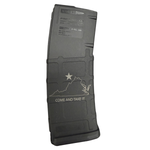 BHA Custom Lasered Come & Take It Virginia 30rd AR-15 Magazine