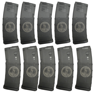 BHA Custom Lasered Virginia State Seal 30rd AR-15 Magazine - 10 PACK