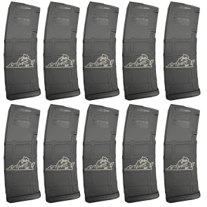BHA Custom Lasered Virginia Symbols 30rd AR-15 Magazine- 10 PACK