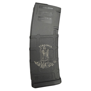 BHA Custom Lasered Virginia Virtus v Tyranny 30rd AR-15 Magazine