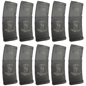 BHA Custom Lasered Virginia Virtus v Tyranny 30rd AR-15 Magazine - 10 PACK