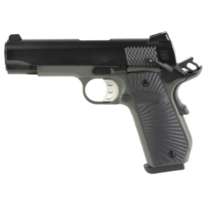 Tisas USA 1911 Stingray 9MM 4.25 Ed Brown Bobtail Black Cerakote G10 Grips Enhanced Features 2-10rd Pistol