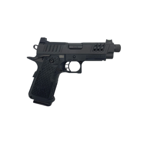 Staccato 2011 C2, 9mm, 4.5 DLC Threaded Barrel, 2 Magazines, AL Frame, Optic Ready, DLC Slide, X Serrartions, ODS Grips, Pistol