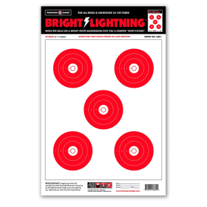 Thompson Target Bright Lightning 12.5x19 Paper Targets 10 Pack