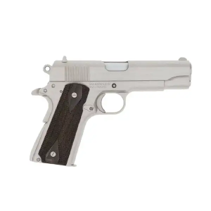 Tisas USA 1911 9MM 4.25 Nickel Finish Upgraded Sights 2-9rd Pistol
