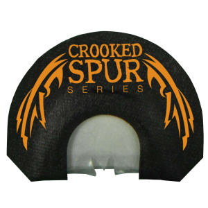 Foxpro CSMOUTHBL Crooked Spur V-Cut Black Turkey Three-Half Reed Diaphragm Call
