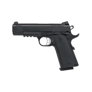Tisas USA 1911 9MM 4.25 Black Cerakote Rail Enhanced Features 2-9rd Pistol