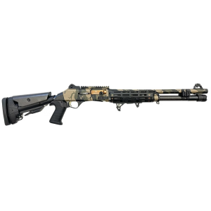 Orthos Raider S4 Competition Woodland Camo Elite 12 GA 18.5 XL Ambi Enlarged Port Fluted Bolt Shotgun