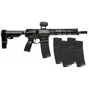 Daniel Defense DDM4 556mm 105 Barrel 5x 32rd Magazine MFR 90 Handguard Pistol w Vortex Red Dot