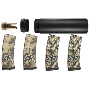 Exigent Defense Vanish556 5.56 NATO Titanium Suppressor w/ Plan B QD System & 4x Custom 30rd Magazines