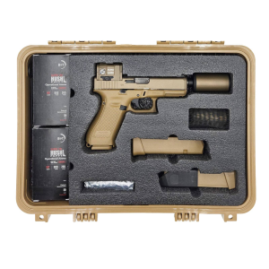 BT Hush Puppy Glock 19X Complete Kit w Acro Red Dot Threaded Barrel Suppressor 100rds Ammo KIT