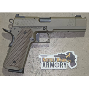 USED Nighthawk Custom Single Stack Sand Hawk 9mm 5 Compd Barrel 2 10rd Magazines Optics Ready Pistol