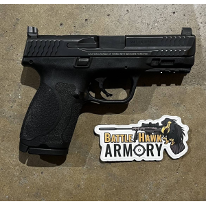 USED Smith  Wesson 11684 MP M20 Compact 9mm 4 151 Black Armornite Stainless Steel Slide Black Pistol