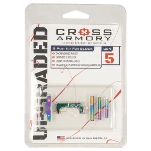 Cross Armory CRG5OKRB 3 Piece Upgrade Kit Glock Gen5 Rainbow Aluminum