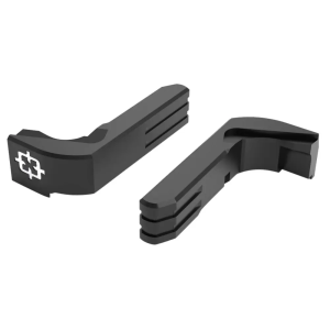 Cross Armory CRGMCBK Magazine Catch  Extended P80  Glock Gen13 Aluminum Black Anodized