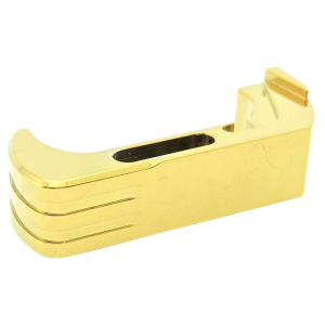 Cross Armory CRG5MCGD Magazine Catch  Extended Glock 17192223242627293134 Gen45 Handgun 7075T6 Aluminum Gold Anodized