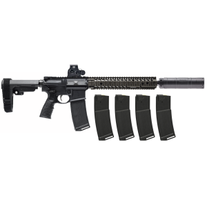 Daniel Defense DDM4 GLSSC 556 NATO 125 Pistol Package w Daniel Defense SG30 Suppressor EOTECH EXPS20  5 Total Magazines