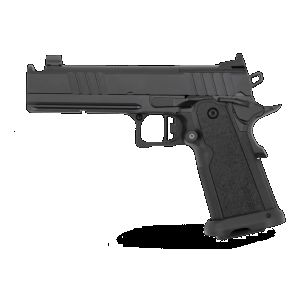 Tisas USA 9MM 5 QPQ Bull Barrel Optics Ready Integrated Comp Full Length Frame Double Stack 1911 Rail 217rd Pistol