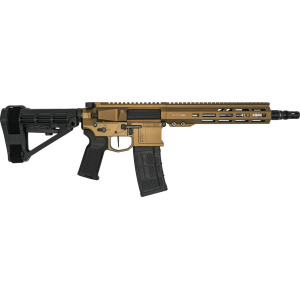 Blackout Dynamics Quantum DTLX Helix 223 Wylde 30rd 115 Forward Assist Dual Taper Lock Plan B Burnt Bronze Cerakote Pistol