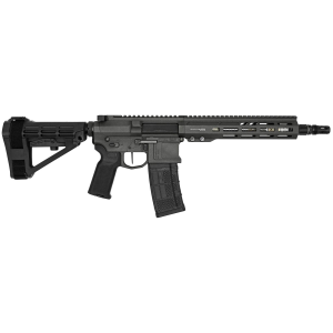 Blackout Dynamics Quantum DTLX Helix 223 Wylde 115 Barrel 1 30rd Magazine Slick Side  Grey Pistol