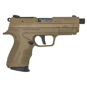 Retay RXP22 22 LR 18rd 4 Threaded Barrel Optic Ready RMR FDE Pistol