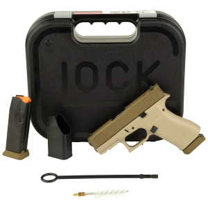GLOCK 43X 9MM 15RD TWO TONE TAN