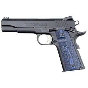 Colt Mfg O1070BSTS 1911 Government 45 ACP 5 71 Stainless Steel Redwood Grip