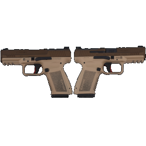 CENTURY CANIK METE SF ONE SERIES 9MM PORTED BARREL TWO TONE TAN PSTL 419 BRL 115RD MAG