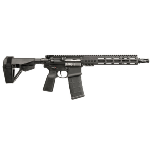 Sons of Liberty Gun Works MK1 556mm 115 Chrome Lined Barrel 130rd Magazine SBA5 Brace Black Pistol