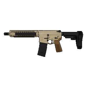 DANIEL DEFENSE MK18 ELITE 300BLK PISTOL 103 FDE SB TACTICAL BRACE 130RD MAG