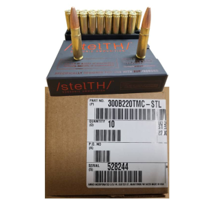 AMMO INC STELTH 300 BLACKOUT 220 GR TMC 200RD CASE - Ammo Inc